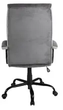 Chefsessel >Darius< ergonomisch, Kordstoffbezug Dunkelgrau / Hellgrau - 75x113x75 (BxHxT)