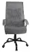 Chefsessel >Darius< ergonomisch, Kordstoffbezug Dunkelgrau / Hellgrau - 75x113x75 (BxHxT)