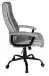 Chefsessel >Darius< ergonomisch, Kordstoffbezug Dunkelgrau / Hellgrau - 75x113x75 (BxHxT)