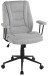 Bürostuhl >Caspar< ergonomisch, hellgrau, Webstoff - 64x96x64cm (BxHxT)