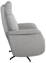 Relaxsessel >Peralta<  360° Drehfunktion, steingrau, Webstoff - 78x107x93cm (BxHxT)