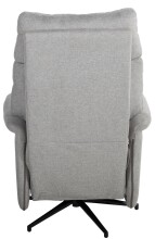 Relaxsessel >Peralta<  360° Drehfunktion, steingrau, Webstoff - 78x107x93cm (BxHxT)