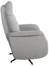 Relaxsessel >Peralta<  360° Drehfunktion, steingrau, Webstoff - 78x107x93cm (BxHxT)