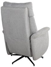 Relaxsessel >Peralta<  360° Drehfunktion, steingrau, Webstoff - 78x107x93cm (BxHxT)