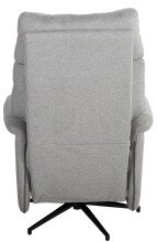 Relaxsessel >Peralta<  360° Drehfunktion, steingrau, Webstoff - 78x107x93cm (BxHxT)