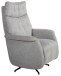 Relaxsessel >Peralta<  360° Drehfunktion, steingrau, Webstoff - 78x107x93cm (BxHxT)