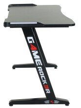 Schreibtisch >Game-Rocker< RGB LED Beleuchtung, in schwarz - 60x76x110cm (BxHxT)