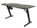 Schreibtisch >Game-Rocker< RGB LED Beleuchtung, Carbon-Optik, schwarz - 76x77x152cm (BxHxT)