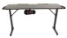 Schreibtisch >Game-Rocker< RGB LED Beleuchtung, Carbon-Optik, schwarz - 76x77x152cm (BxHxT)