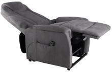 TV-Sessel >Toronto< bis 150kg, ellektrisch,  grau, Webstoff - 76x82x93cm (BxHxT)