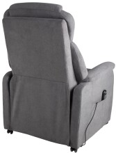 TV-Sessel >Toronto< bis 150kg, ellektrisch,  grau, Webstoff - 76x82x93cm (BxHxT)