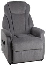 TV-Sessel >Toronto< bis 150kg, ellektrisch,  grau, Webstoff - 76x82x93cm (BxHxT)