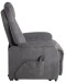 TV-Sessel >Toronto< bis 150kg, ellektrisch,  grau, Webstoff - 76x82x93cm (BxHxT)