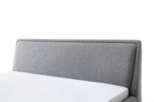 Polsterbett >Frieda< Liegefläche 180x200cm, grau, Stellmaß: 196x105x224cm (BxHxT)