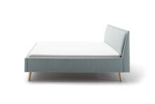 Polsterbett >Frieda< Liegefläche 180x200cm, eisblau, Stellmaß: 196x105x224cm (BxHxT)