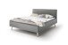 Polsterbett >Frieda< Liegefläche 140x200cm, hellgrau, Stellmaß: 156x105x224cm (BxHxT)