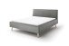 Polsterbett >Frieda< Liegefläche 140x200cm, hellgrau, Stellmaß: 156x105x224cm (BxHxT)