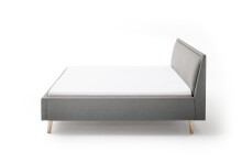 Polsterbett >Frieda< Liegefläche 180x200cm, hellgrau, Stellmaß: 196x105x224cm (BxHxT)