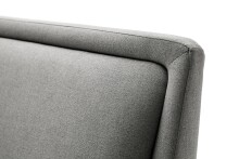 Polsterbett >Frieda< Liegefläche 140x200cm, hellgrau, Stellmaß: 156x105x224cm (BxHxT)