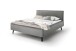 Polsterbett >Frieda< Liegefläche 140x200cm, hellgrau, Stellmaß: 156x105x224cm (BxHxT)