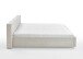 Polsterbett >Cube< Liegefläche 180x200cm, beige, Stellmaß: 220x82x227cm (BxHxT)