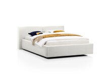 Polsterbett >Cube< Liegefläche 140x200cm, weiß, Stellmaß: 180x82x227cm (BxHxT)