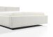 Polsterbett >Cube< Liegefläche 140x200cm, weiß, Stellmaß: 180x82x227cm (BxHxT)