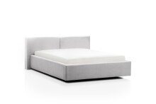 Polsterbett >Cube< Liegefläche 140x200cm, cement, Stellmaß: 180x82x227cm (BxHxT)