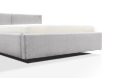 Polsterbett >Cube< Liegefläche 140x200cm, cement, Stellmaß: 180x82x227cm (BxHxT)