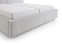 Polsterbett >Cube< Liegefläche 180x200cm, cement, Stellmaß: 220x82x227cm (BxHxT)