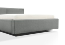 Polsterbett >Cube< Liegefläche 140x200cm, ash, Stellmaß: 180x82x227cm (BxHxT)