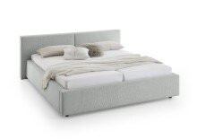 Polsterbett >Cube< Liegefläche 160x200cm, ash, Stellmaß: 200x82x227cm (BxHxT)