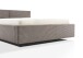 Polsterbett >Cube mit BK< Liegefläche 140x200cm, taupe, Stellmaß: 180x82x227cm (BxHxT)