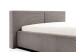 Polsterbett >Cube mit BK< Liegefläche 140x200cm, taupe, Stellmaß: 180x82x227cm (BxHxT)