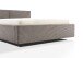 Polsterbett >Cube mit BK< Liegefläche 140x200cm, taupe, Stellmaß: 180x82x227cm (BxHxT)