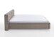 Polsterbett >Cube mit BK< Liegefläche 180x200cm, taupe, Stellmaß: 220x82x227cm (BxHxT)
