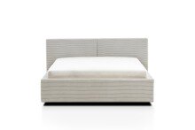 Polsterbett >Cube mit BK< Liegefläche 140x200cm, beige, Stellmaß: 180x82x227cm (BxHxT)