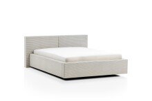 Polsterbett >Cube mit BK< Liegefläche 140x200cm, beige, Stellmaß: 180x82x227cm (BxHxT)