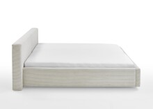 Polsterbett >Cube mit BK< Liegefläche 180x200cm, beige, Stellmaß: 220x82x227cm (BxHxT)