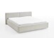 Polsterbett >Cube mit BK< Liegefläche 180x200cm, beige, Stellmaß: 220x82x227cm (BxHxT)