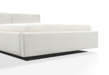 Polsterbett >Cube mit BK< Liegefläche 140x200cm, weiß, Stellmaß: 180x82x227cm (BxHxT)