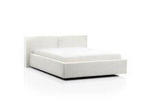 Polsterbett >Cube mit BK< Liegefläche 140x200cm, weiß, Stellmaß: 180x82x227cm (BxHxT)