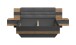 Bettanlage >LINEA< in Bartex Eiche / Graphit - 296x97x210cm (BxHxT)