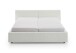 Polsterbett >Cube mit BK< Liegefläche 180x200cm, weiß, Stellmaß: 220x82x227cm (BxHxT)
