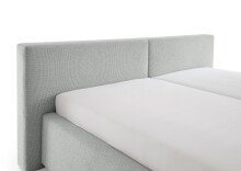 Polsterbett >Cube mit BK< Liegefläche 160x200cm, ash, Stellmaß: 200x82x227cm (BxHxT)