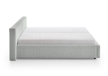 Polsterbett >Cube mit BK< Liegefläche 160x200cm, ash, Stellmaß: 200x82x227cm (BxHxT)
