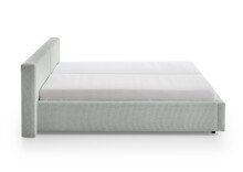 Polsterbett >Cube mit BK< Liegefläche 180x200cm, ash, Stellmaß: 220x82x227cm (BxHxT)