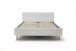 Polsterbett >Lotte mit BK< Liegefläche 160x200cm, hellgrau, Stellmaß: 181x105x222cm (BxHxT)