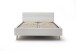 Polsterbett >Lotte mit BK< Liegefläche 180x200 cm, hellgrau, Stellmaß: 201x105x222cm (BxHxT)
