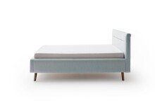 Polsterbett >Lotte mit BK< Liegefläche 140x200cm, eisblau, Stellmaß: 161x105x222cm (BxHxT)